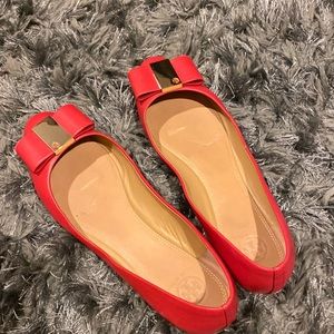 Tory Burch Red ballet flats